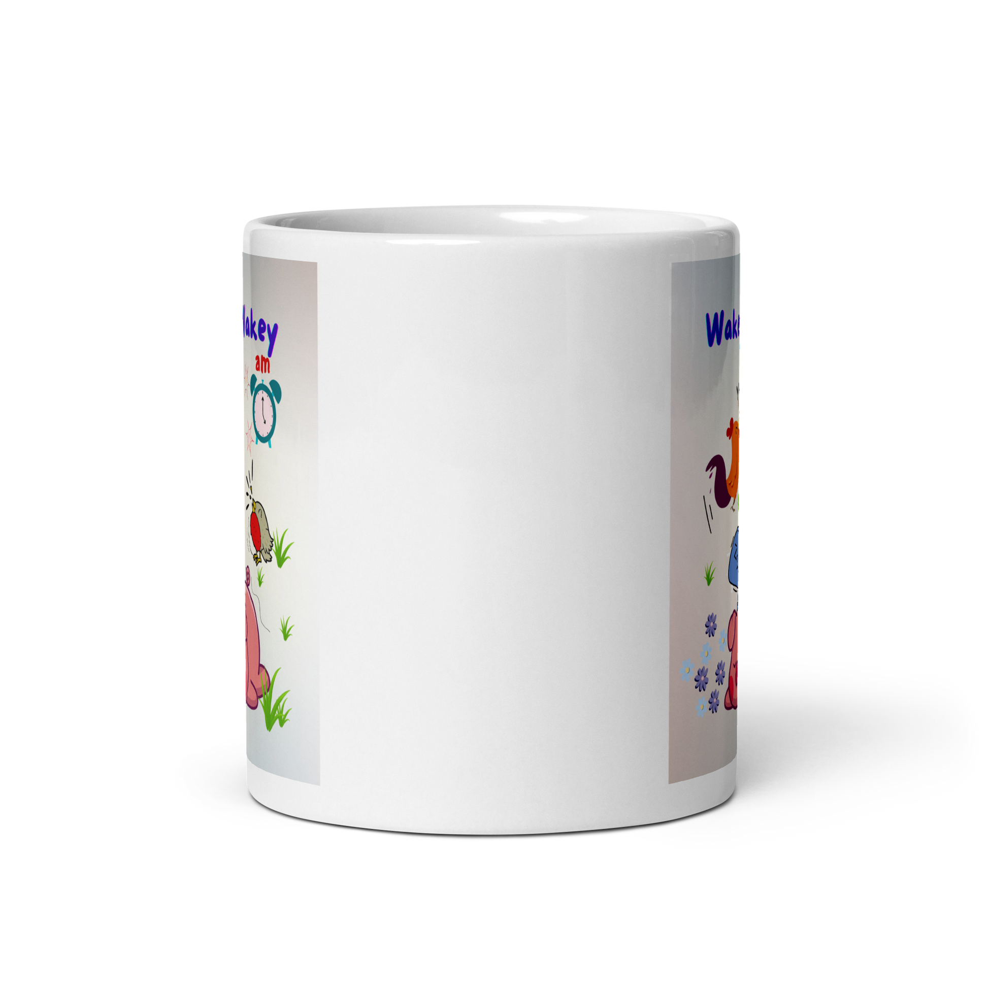 White glossy mug - Scarlett Rolling