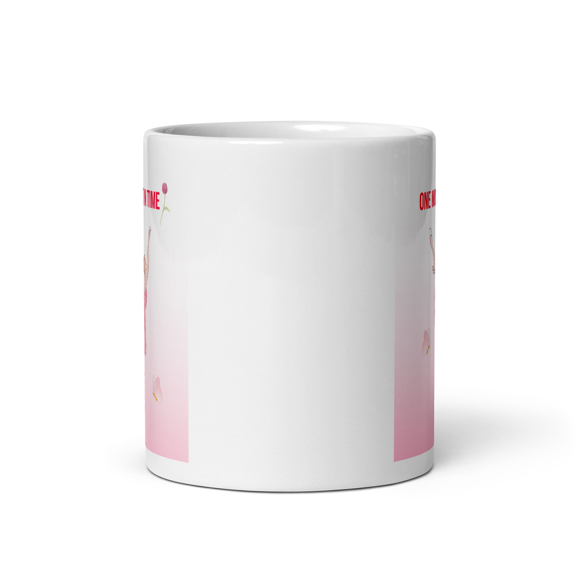 White glossy mug - Scarlett Rolling