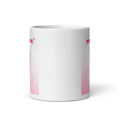 White glossy mug - Scarlett Rolling