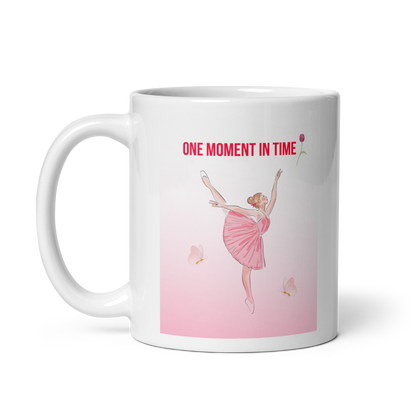 White glossy mug - Scarlett Rolling