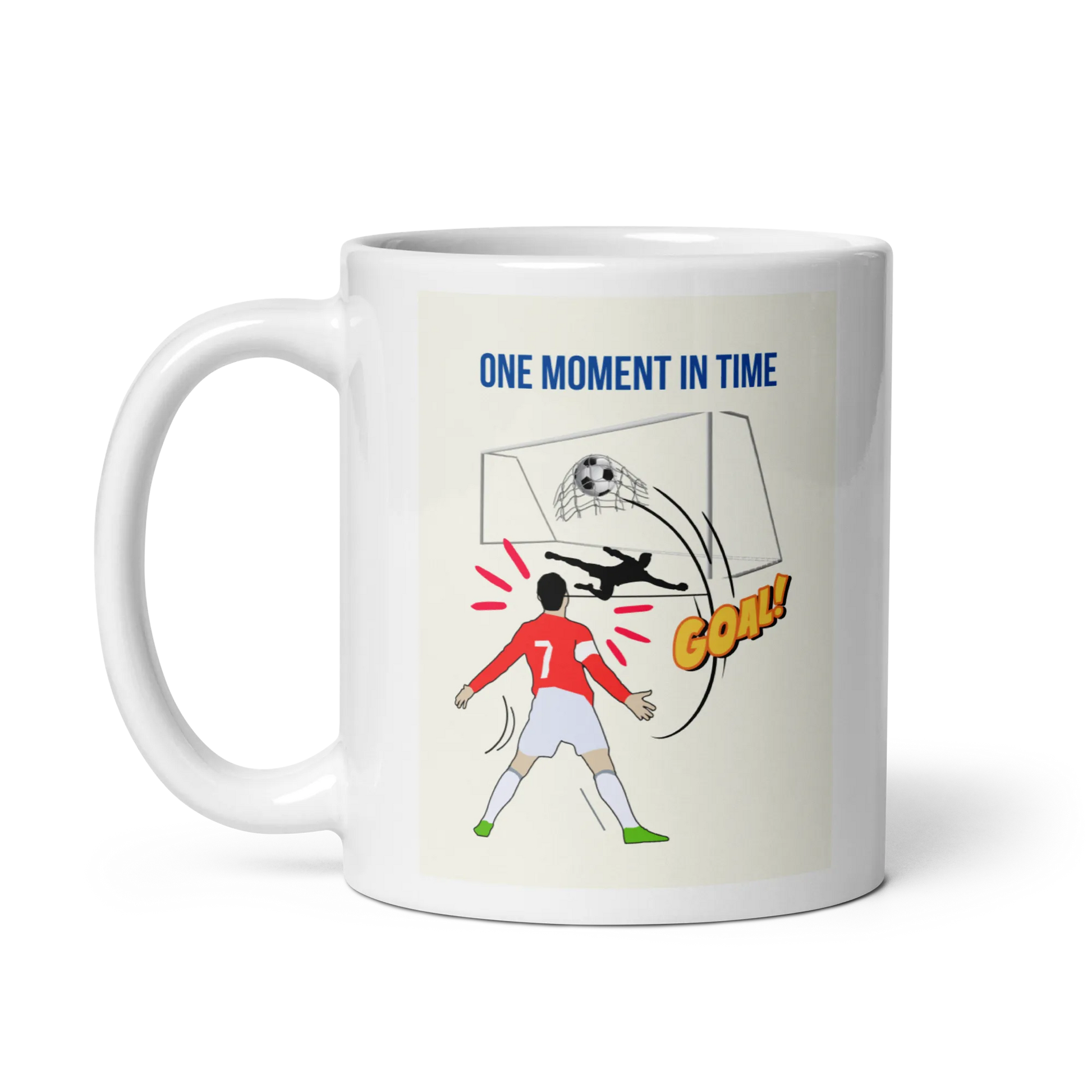 White glossy mug - Scarlett Rolling