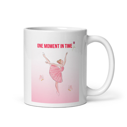 White glossy mug - Scarlett Rolling