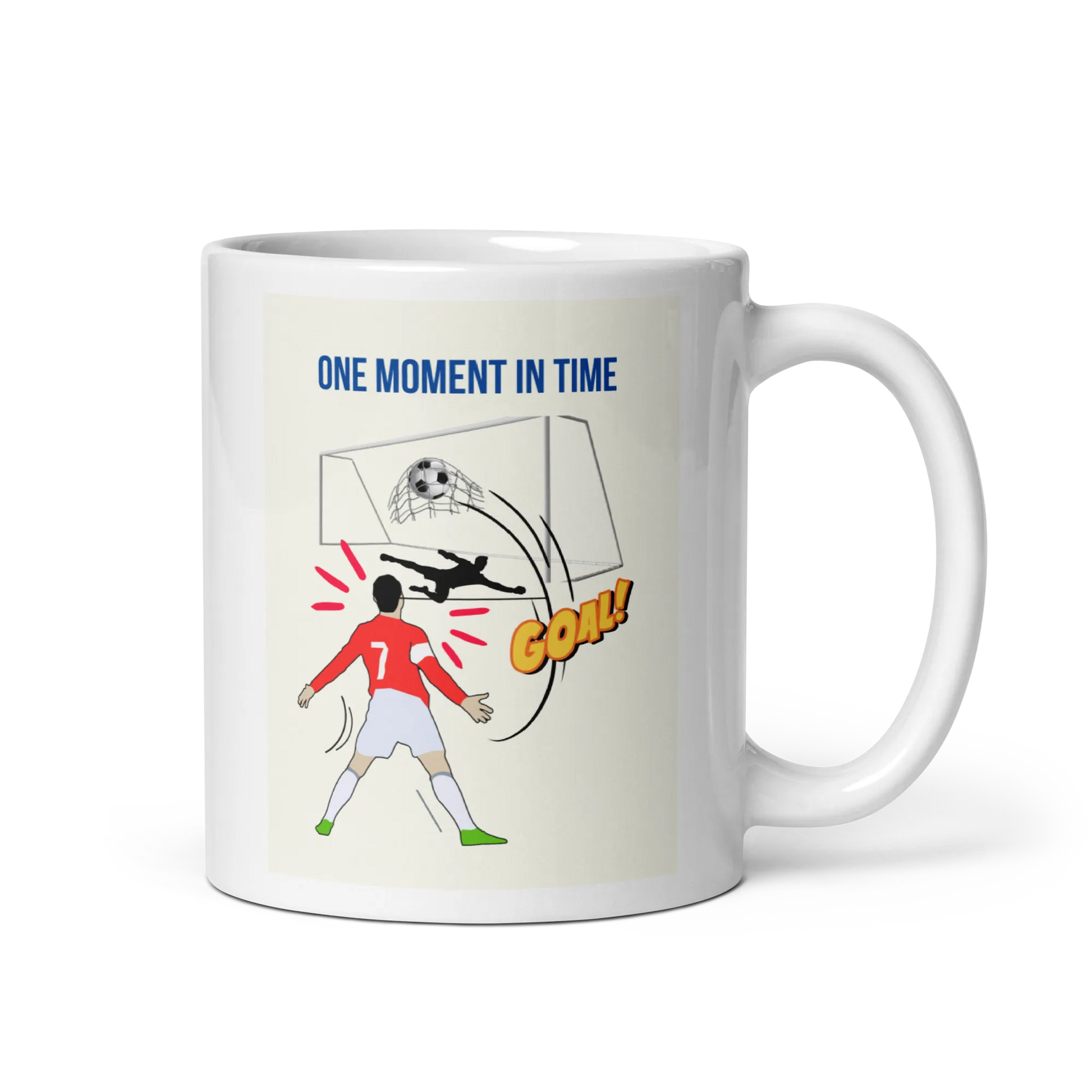 White glossy mug - Scarlett Rolling
