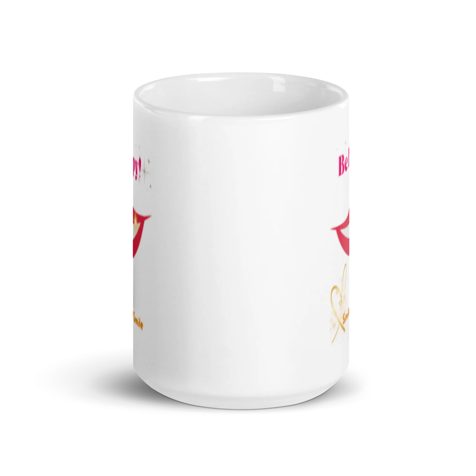 White glossy mug - Scarlett Rolling