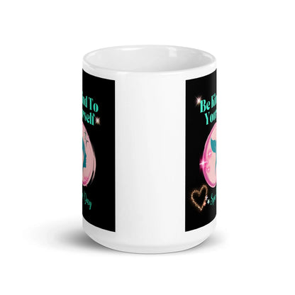 White glossy mug - Scarlett Rolling