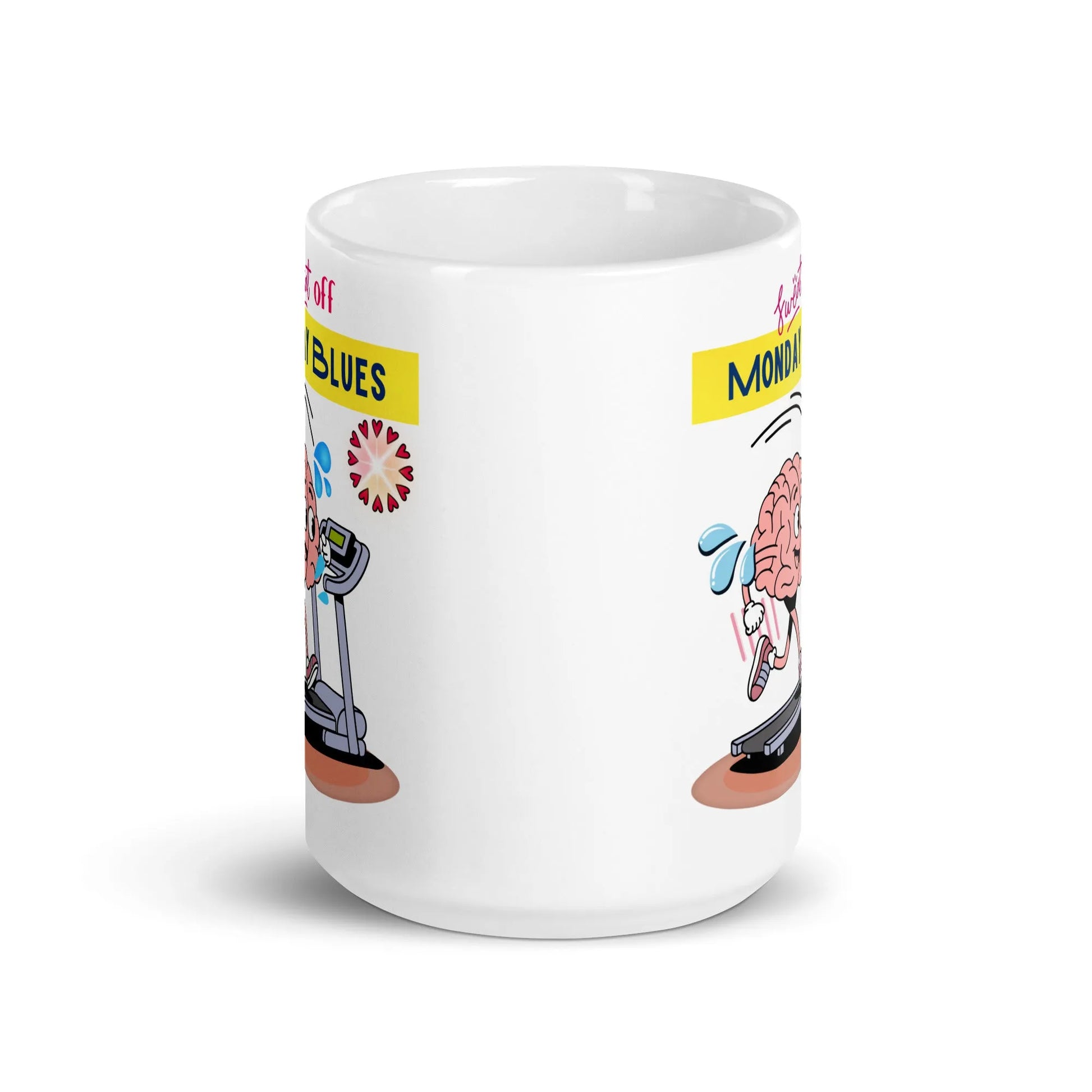 White glossy mug - Scarlett Rolling