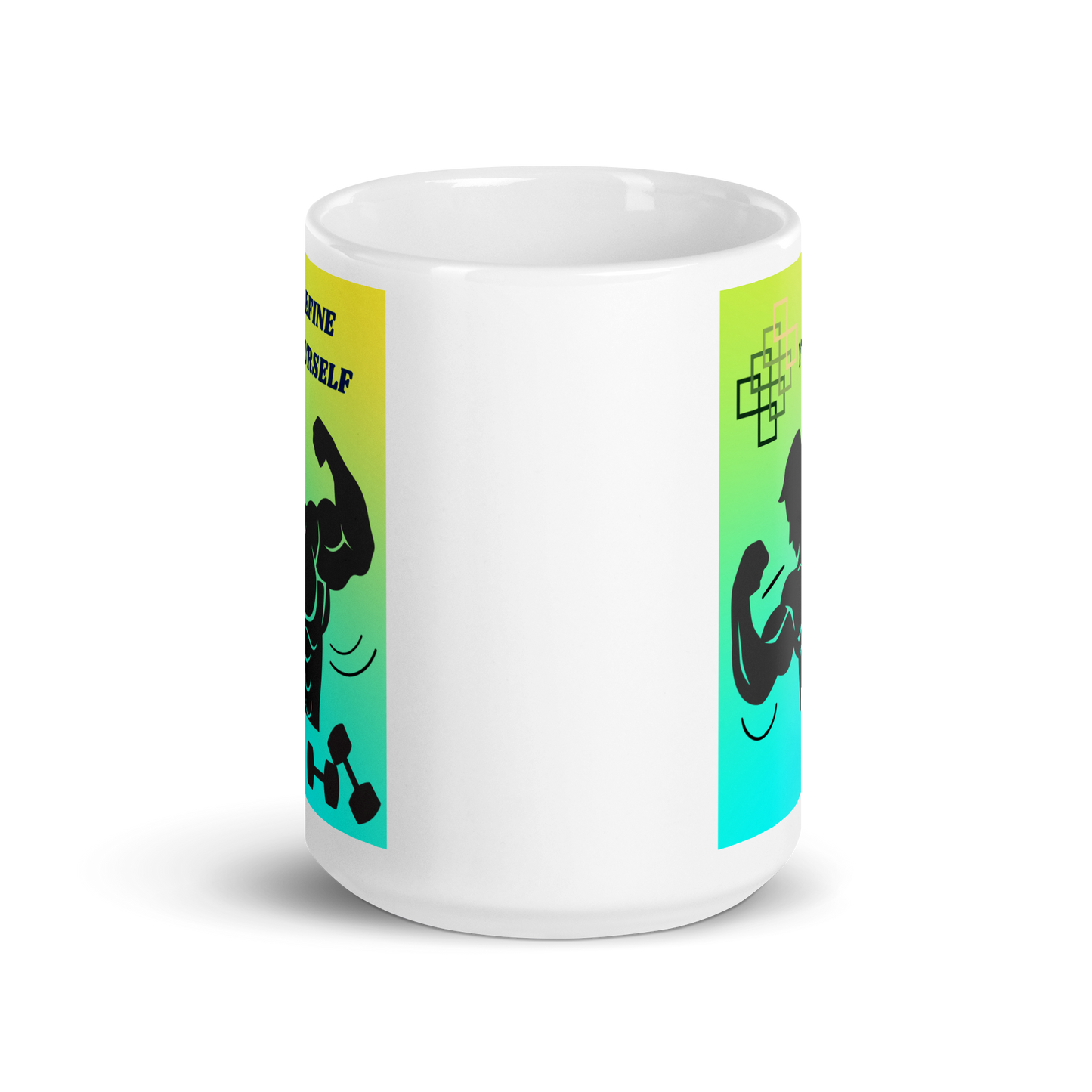 White glossy mug - Scarlett Rolling