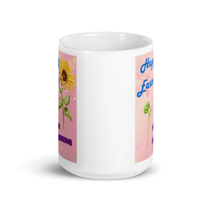 White glossy mug - Scarlett Rolling