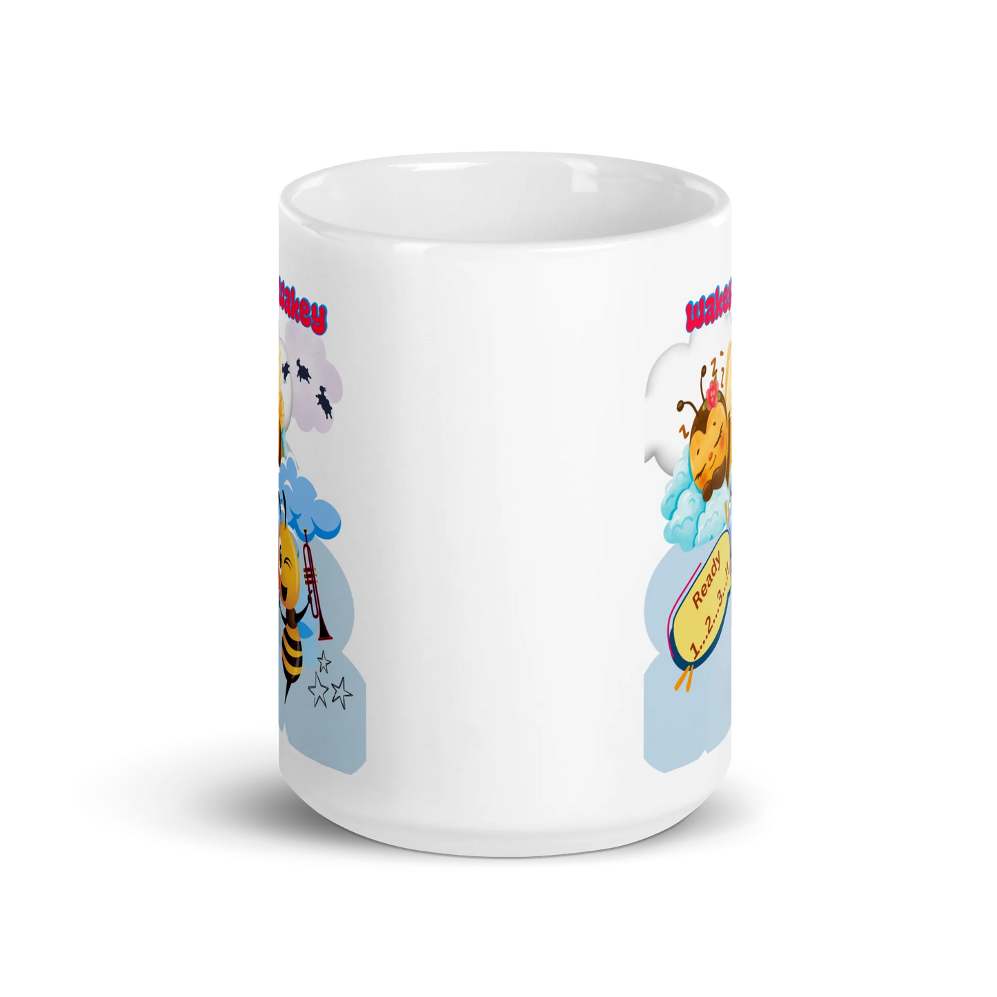 White glossy mug - Scarlett Rolling