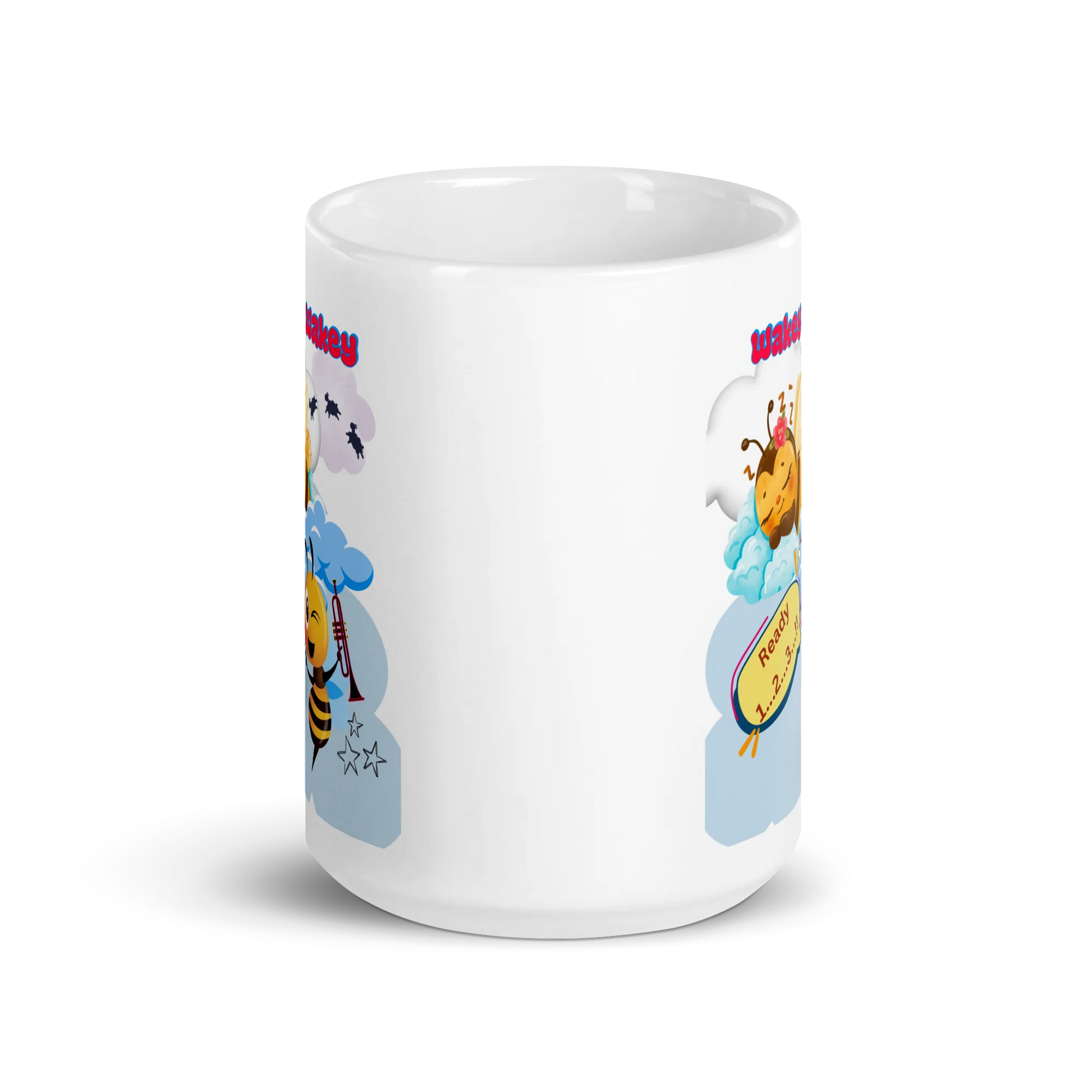 White glossy mug - Scarlett Rolling