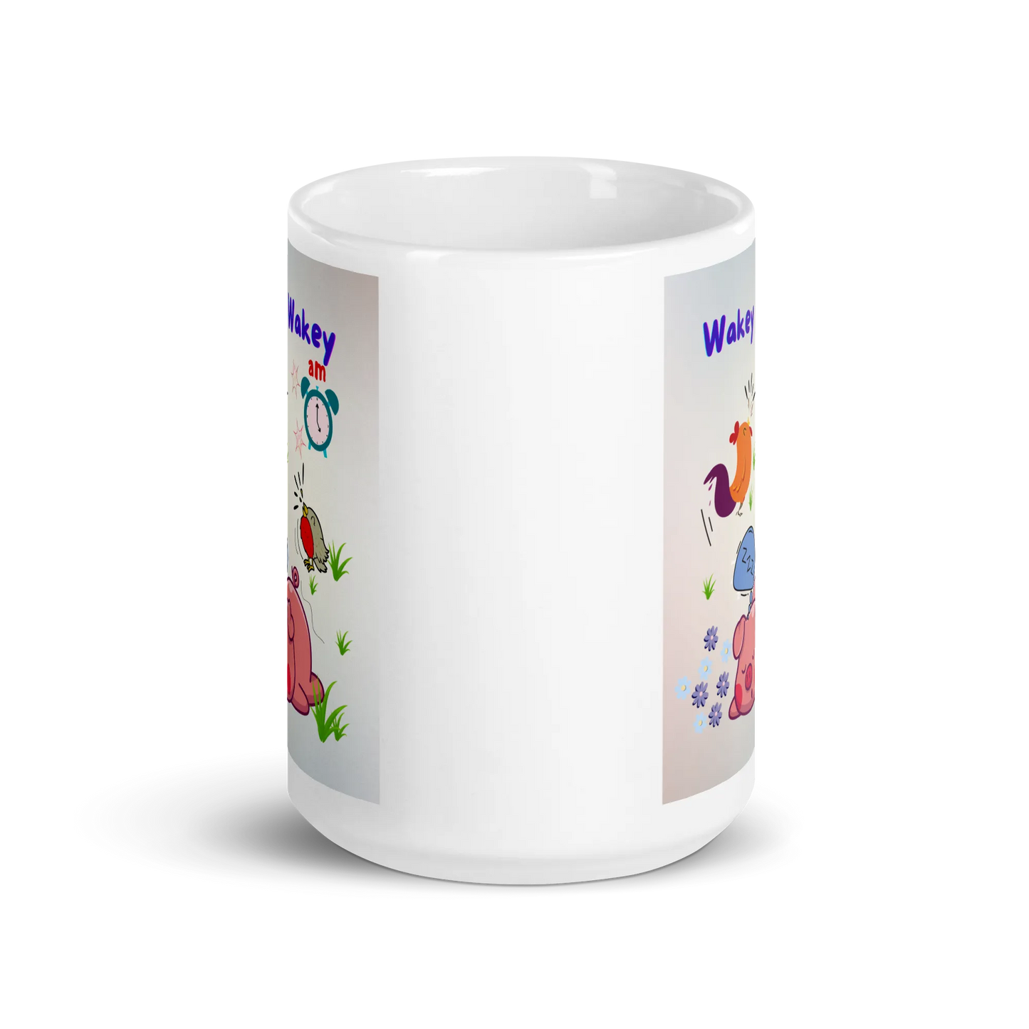 White glossy mug - Scarlett Rolling