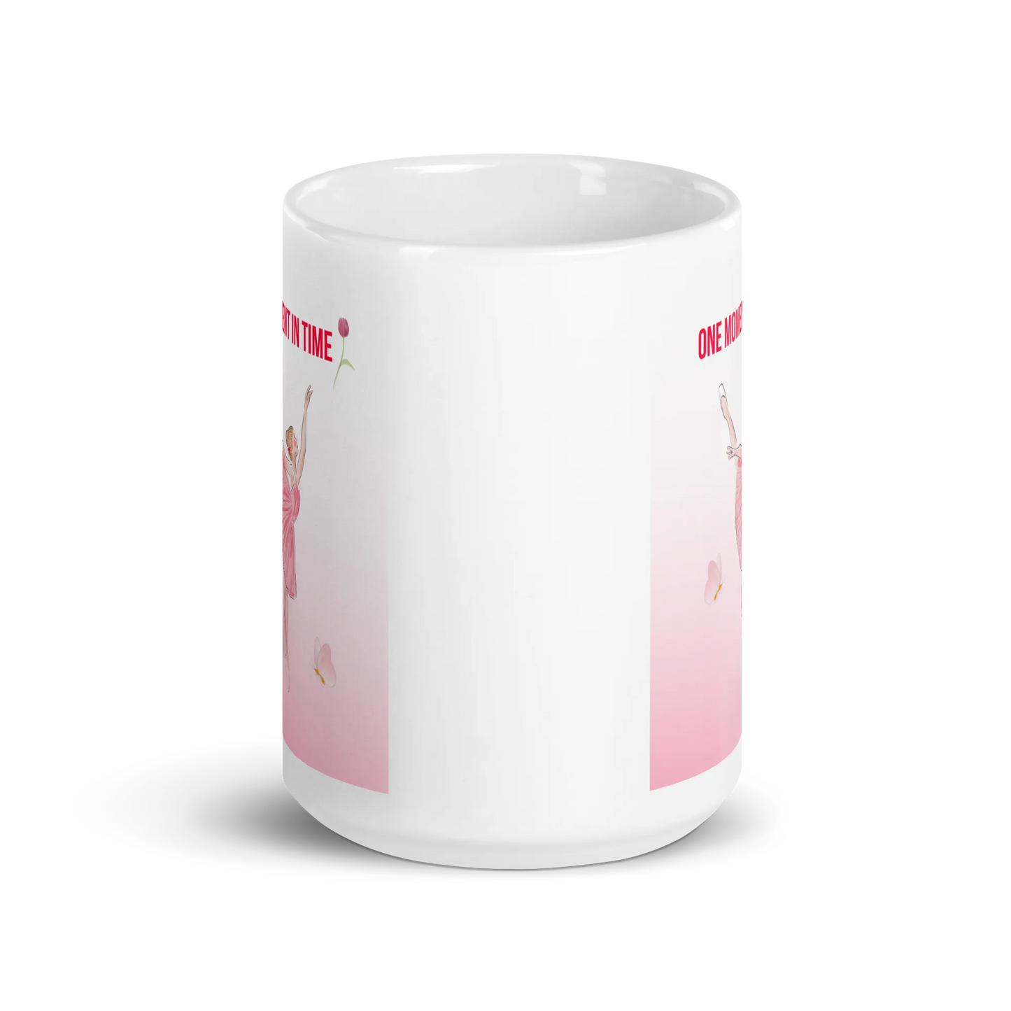 White glossy mug - Scarlett Rolling