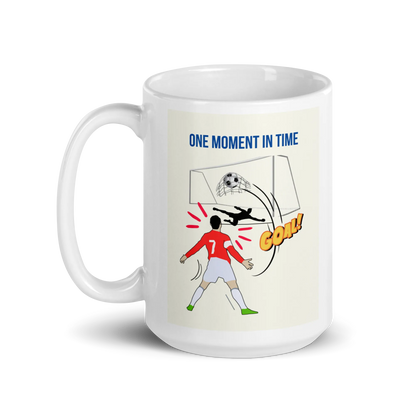 White glossy mug - Scarlett Rolling