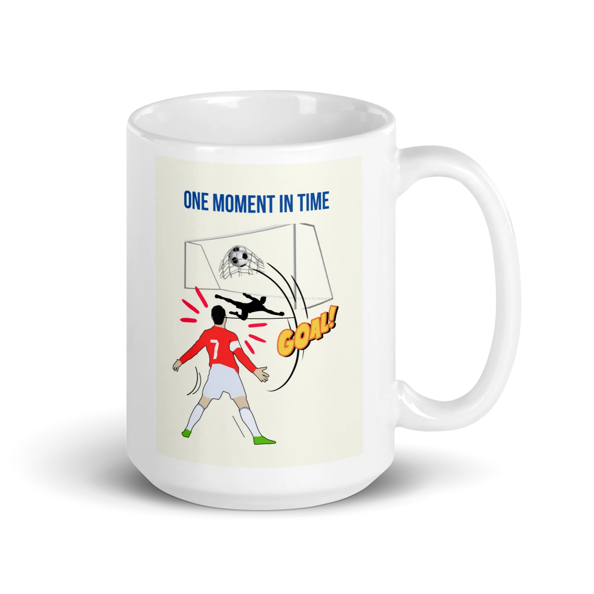 White glossy mug - Scarlett Rolling