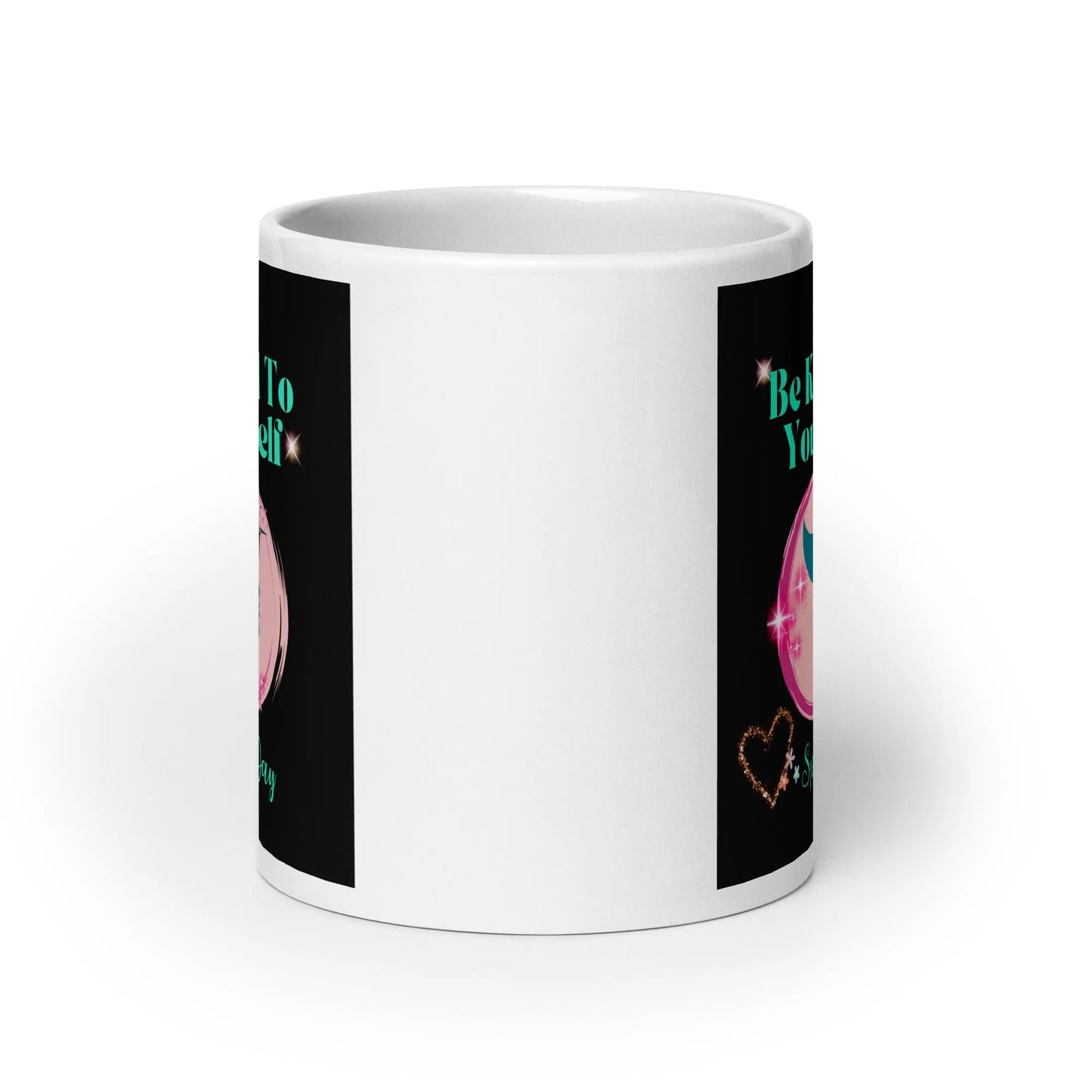 White glossy mug - Scarlett Rolling