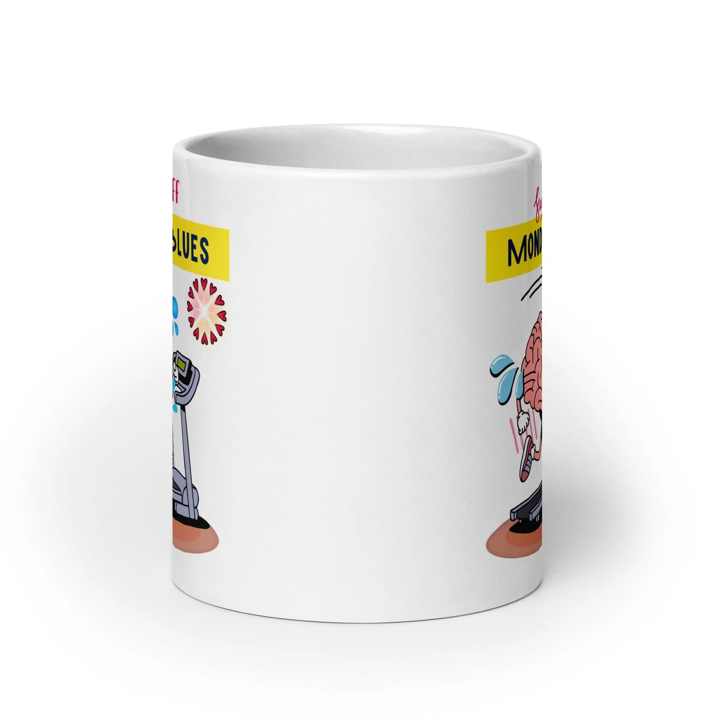 White glossy mug - Scarlett Rolling