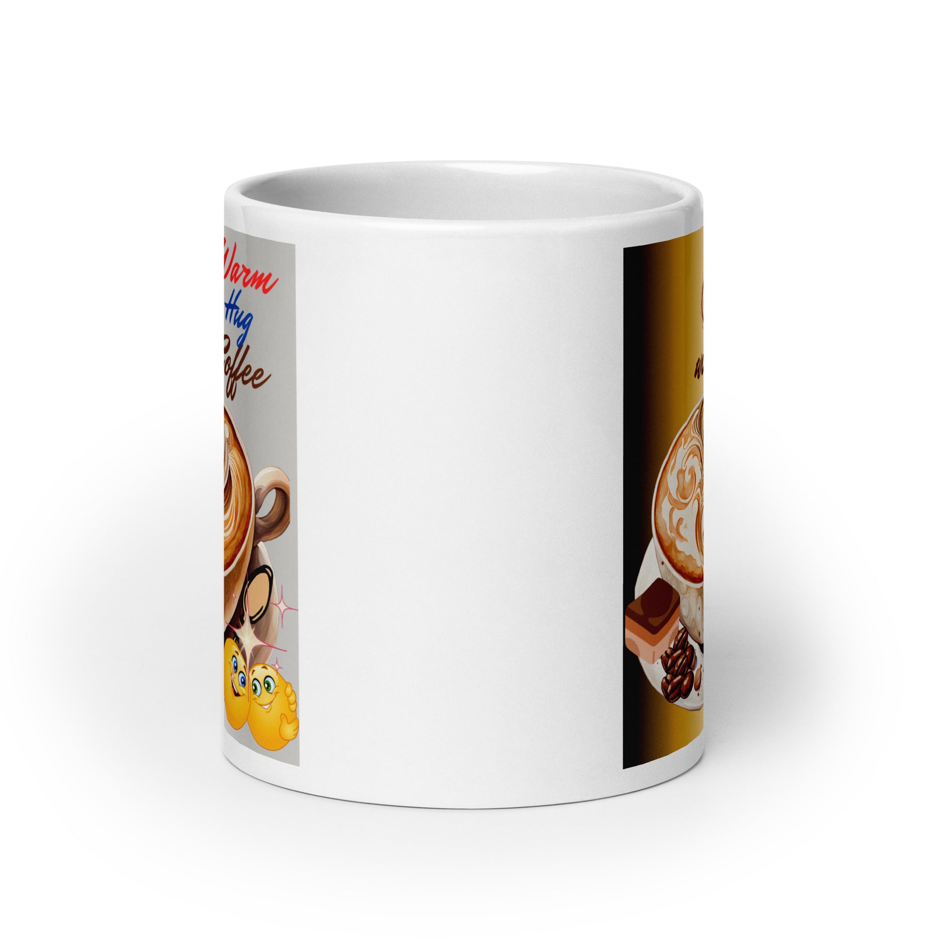 White glossy mug - Scarlett Rolling